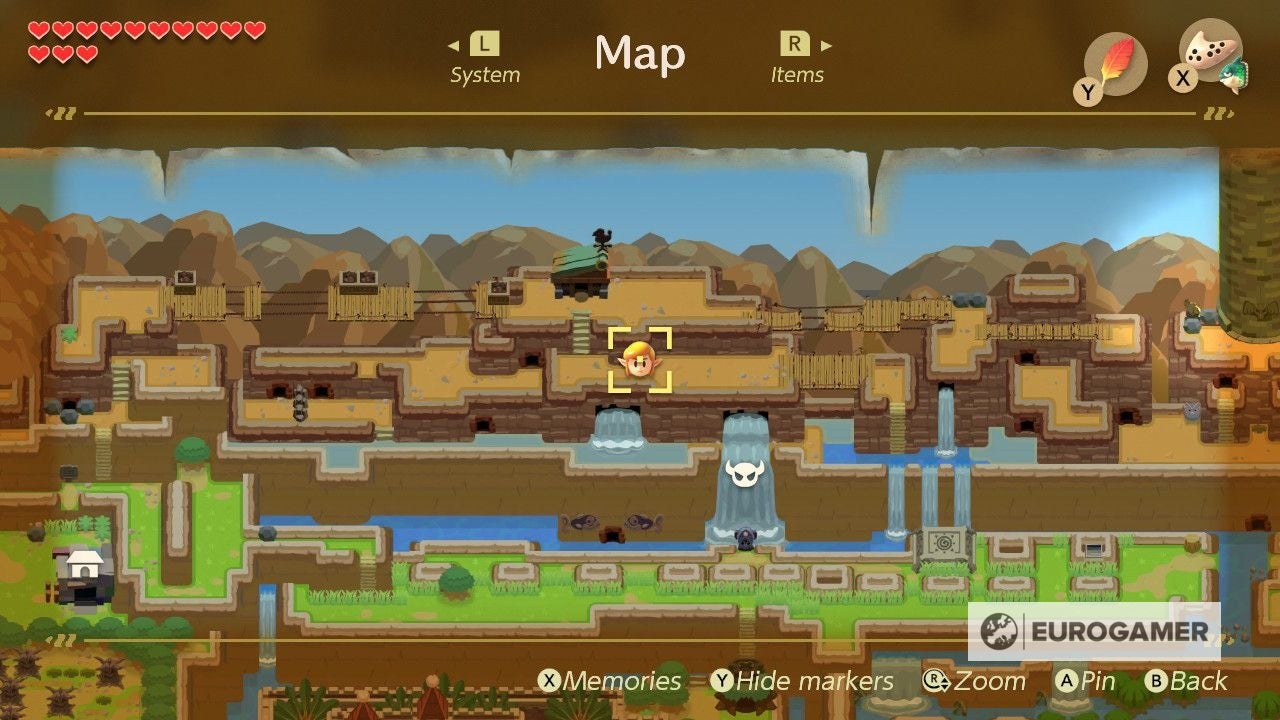 Zelda Link's Awakening Bird Key location, Signpost Maze solution and